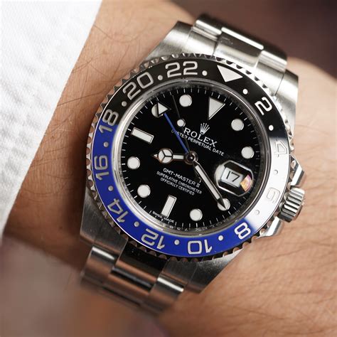 rolex batman used for sale|rolex batman chronograph.